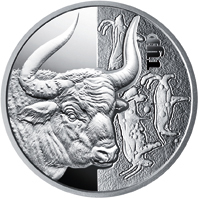 Реверс монети срібла «Срібна монета Тур», 2017 рік, 5 ₴
