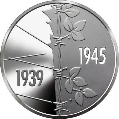 Монета 75 років перемоги над нацизмом у Другій світовій війні 1939 - 1945 років 5 грн.