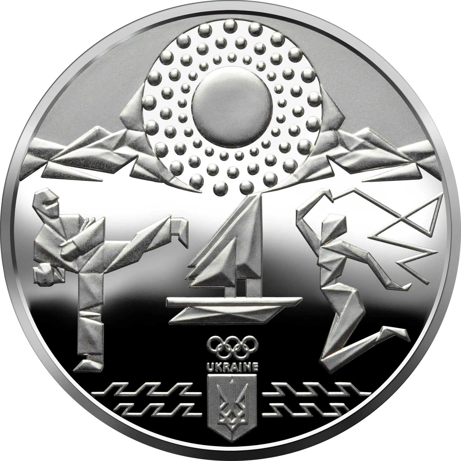 Реверс монети нейзильберу «Монета Ігри XXXII Олімпіади», 2020 рік, 2 ₴